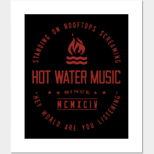 Hot Water Music Posters and Art